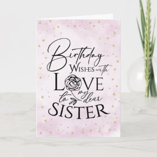 Minimalistische Wasserfarben-Geburtstagskarte für Karte