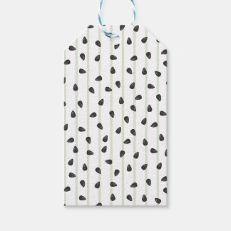 Minimalistische Wassermelonen Samen und Streifen S Geschenkanhänger