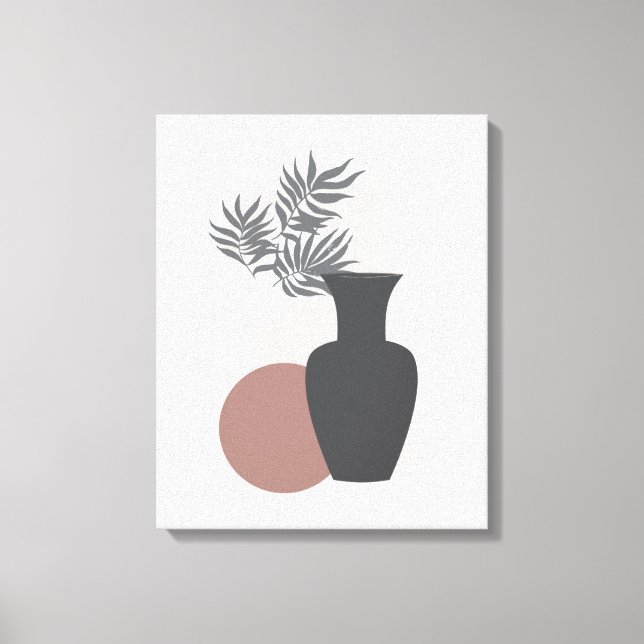 Minimalistische Weiche und Pinks Leinwand Kunst, D (Vorderseite)