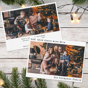 Minimalistische Weihnachten damals gab es fünf Fam