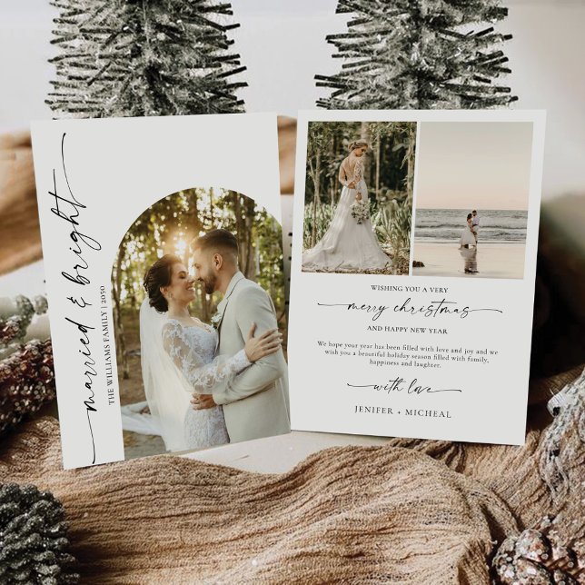 Minimalistische Weihnachten mit Fotokarte Einladung (Von Creator hochgeladen)