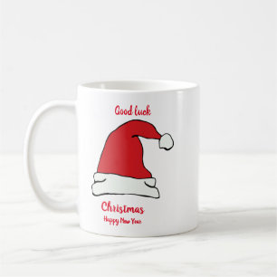 Minimalistische Weihnachten und Neues Jahr glückli Kaffeetasse