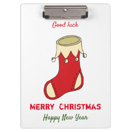 Minimalistische Weihnachten und Neues Jahr glückli Klemmbrett