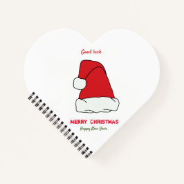 Minimalistische Weihnachten und Neues Jahr glückli Notizbuch