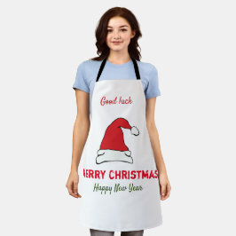 Minimalistische Weihnachten und Neues Jahr glückli Schürze