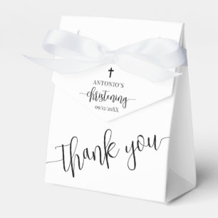 Minimalistische Weihnachts-Gefälligkeitsbox Geschenkschachtel