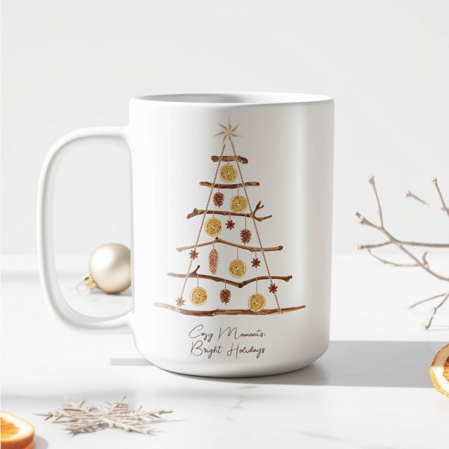 Minimalistische Weihnachtsbaum Tasse (Von Creator hochgeladen)