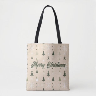Minimalistische Weihnachtsbäume & Schneeflocken