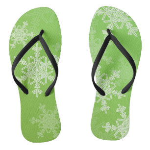 Minimalistische Weihnachtsfeiertage mit weißem Sch Flip Flops
