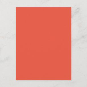 Minimalistische Weihnachtskarte Moderner Koralle Feiertagspostkarte
