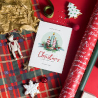 Minimalistische Weihnachtskerzen Floral Bouquet