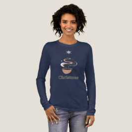 Minimalistische Weihnachtskunst Tri-Blend Shirt