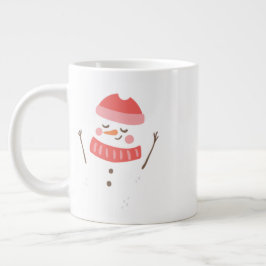 Minimalistische Weihnachtstasse – Moderne Feiertag Jumbo-Tasse