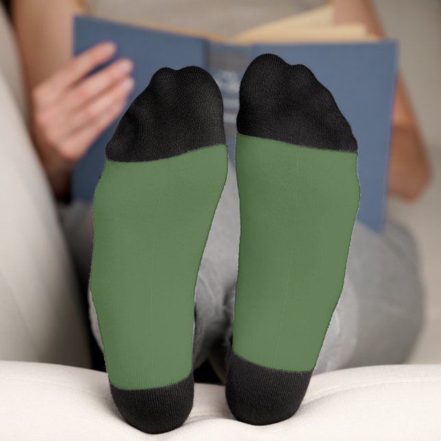 Minimalistische Weiß- und Schwarz-Trendfarbe gemüt Socken (Unterseite)