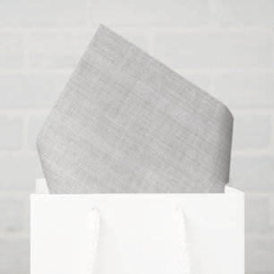 Minimalistische weiße Jute-Textur Seidenpapier