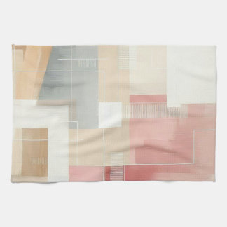 Minimalistische Welt Geschirrtuch