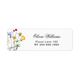 Minimalistische Wildblume Brautparty Return