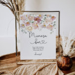 Minimalistische Wildblumen Mimosa Bar Poster<br><div class="desc">Minimalistische Wildblumen mimosa Bar signieren Matching Elemente verfügbar.</div>