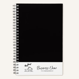 Minimalistische Willkommens-Heim-Client-Appreciati Notizbuch