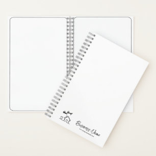 Minimalistische Willkommens-Heim-Kundenbewertung Notizbuch