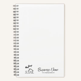 Minimalistische Willkommens-Heim-Kundenbewertung Notizbuch