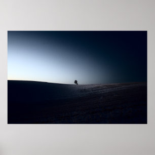 Minimalistische Winterlandschaft Old Linslade (873 Poster