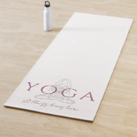 Minimalistische Yoga-Lehrerin Lotus-Pose-Illustrat