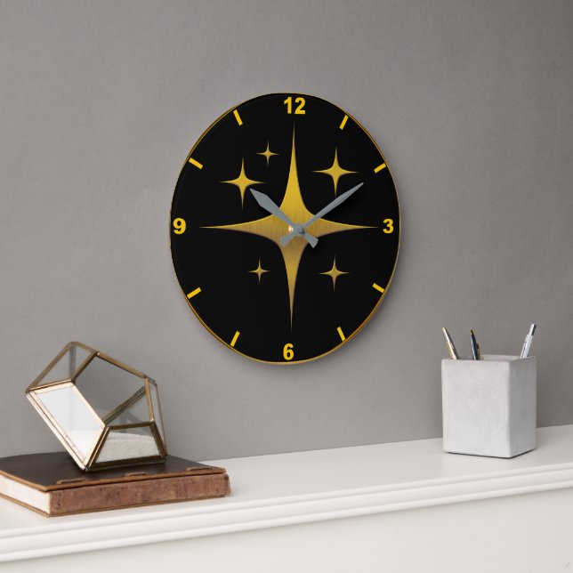 Minimalistische Zeitspanne für Zuhause oder Office Große Wanduhr (Büro)