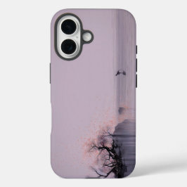 Minimalistische Zen-Landschaft iPhone 16 Hülle