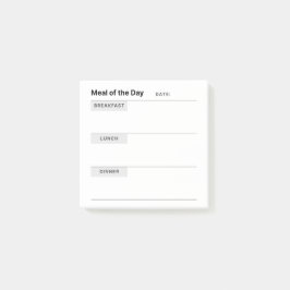 Minimalistische Zubereitung Post-it Klebezettel