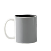 Minimalistische Zwei-Töne-Kaffeetasse mit Katze
