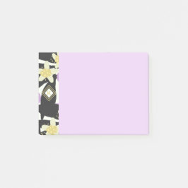 Minimalistische Zweige Blume Herz Liebe Valentine Post-it Klebezettel