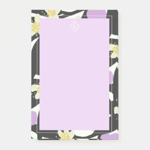 Minimalistische Zweige Blume Herz Liebe Valentine Post-it Klebezettel