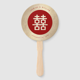 Minimalistische Zweitklassefeier Chinesische Hochz Fächer