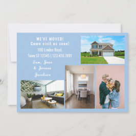 Minimalistischen 4 Fotos Wir bewegten uns Ankündig Ankündigung