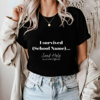 Minimalistischer Abschluss-T - Shirt