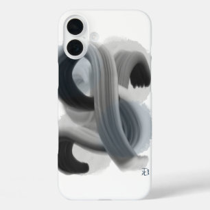 Minimalistischer Abstrakter Art iPhone 16 Plus Fal Hülle