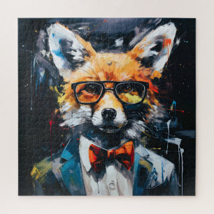 Minimalistischer Abstrakter Fuchs Puzzle