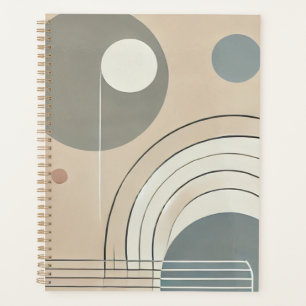 Minimalistischer Abstrakter Planer