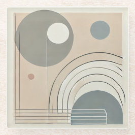 Minimalistischer Abstrakter Untersetzer