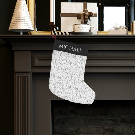 Minimalistischer Abstrakter Weihnachtsbaum Kleiner Weihnachtsstrumpf