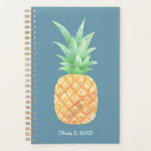 Minimalistischer Ananas Personalisiert Planer