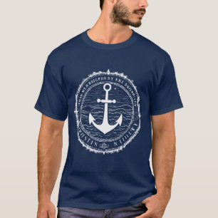 Minimalistischer Anker - Symbol der Festigkeitsges T-Shirt