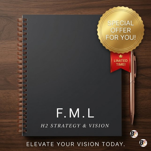 Minimalistischer Anthrazitgrauer Maßgeschneiderter Planer (#ordernow)