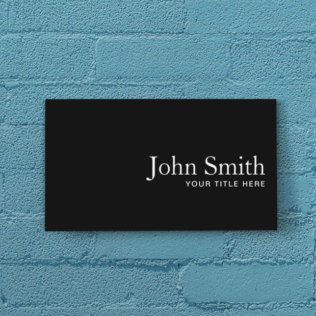 Minimalistischer Anwalt Schlichter Black QR-Code Visitenkarte (Von Creator hochgeladen)