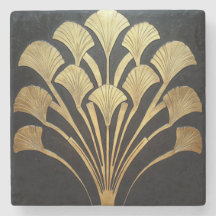 Minimalistischer Art Deco Sonnenstrahl Schwarz und