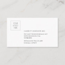 Minimalistischer Arzt für einfaches, modernes Logo