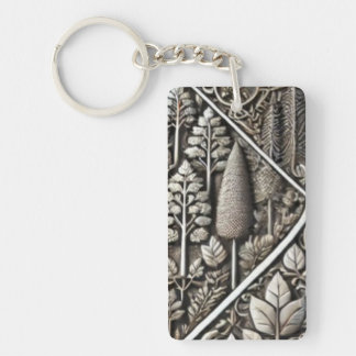 Minimalistischer Bar-Schlüsselanhänger Schlüsselanhänger