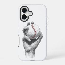 Minimalistischer Baseball iPhone 16 Hülle