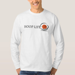 Minimalistischer Basketball-Korb-Lebensstil T-Shirt